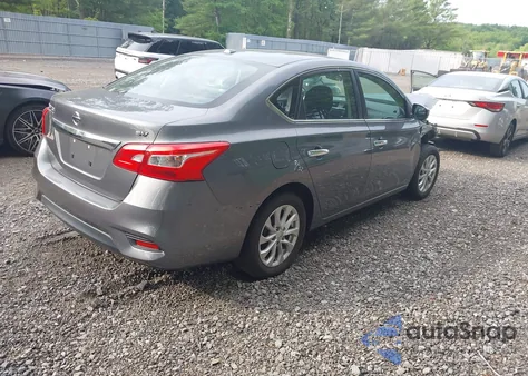 2018 Nissan Sentra Sv из США, поврежденный, VIN 3N1AB7AP4JL611935